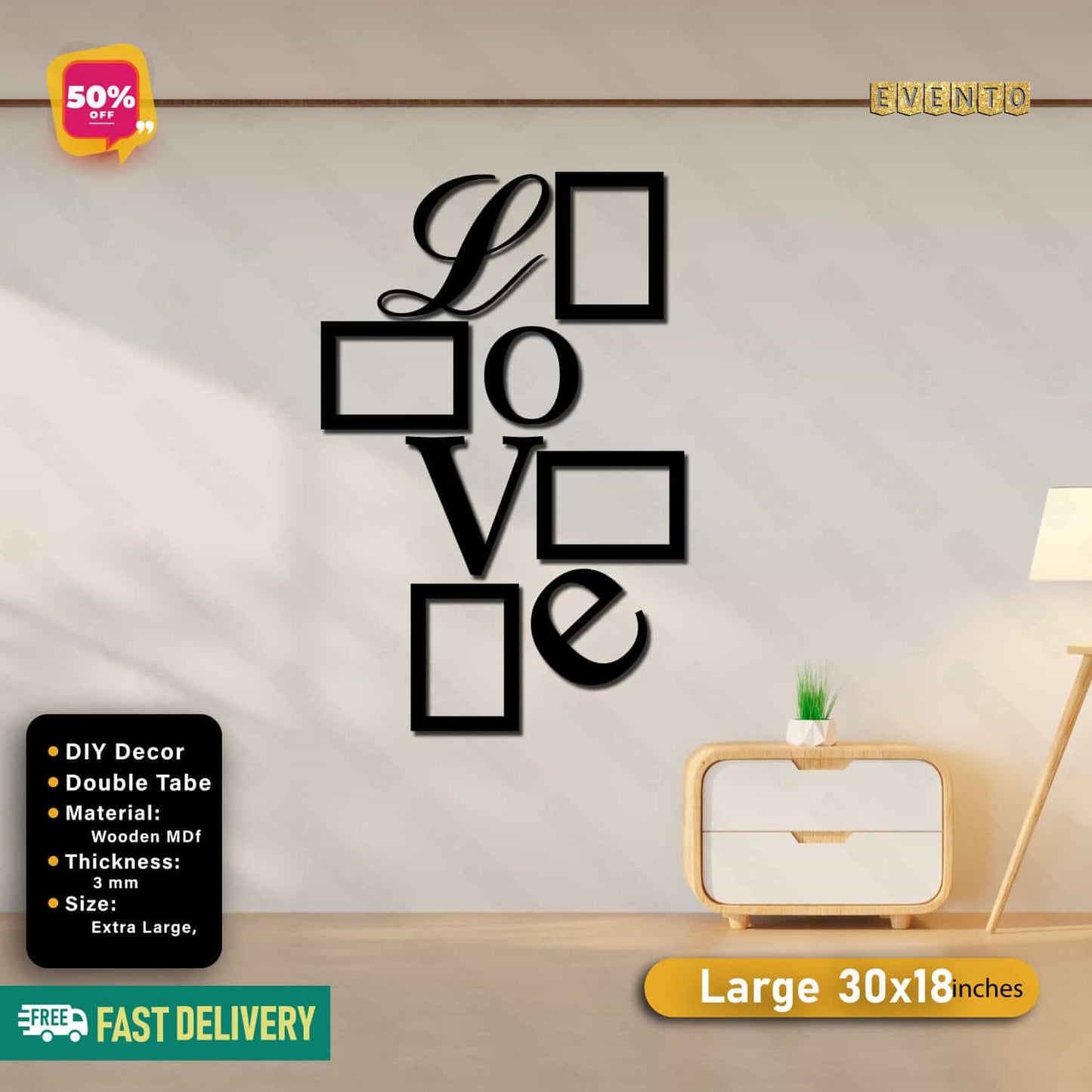 Love Frame For Wall Decor